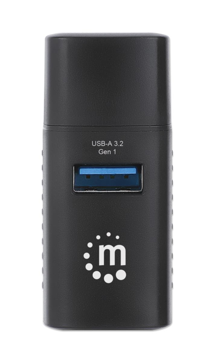 INTELLINET/MANHATTAN USB 3.0 / 2.0 / Type-C Combo Mini Hub - 3-Port