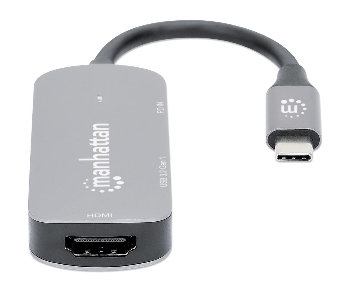 INTELLINET/MANHATTAN USB-C DOCK/HUB 3-Port HDMI/USB-A/USB-C With PD