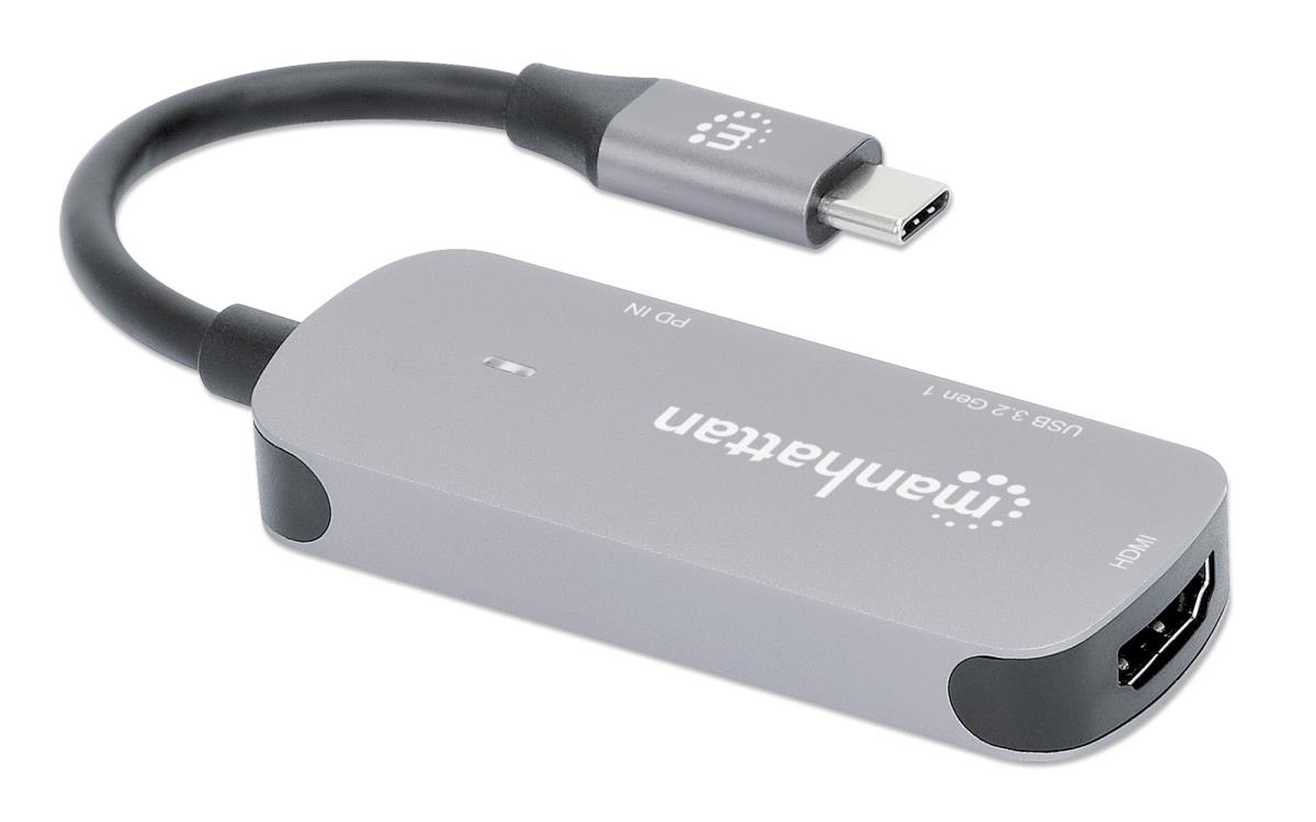 INTELLINET/MANHATTAN USB-C DOCK/HUB 3-Port HDMI/USB-A/USB-C With PD