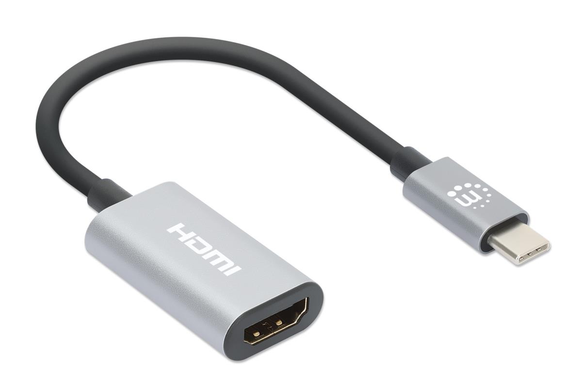 INTELLINET/MANHATTAN USB-C TO HDMI Cable - Male/Male - 4K/60HZ - 11cm - Black