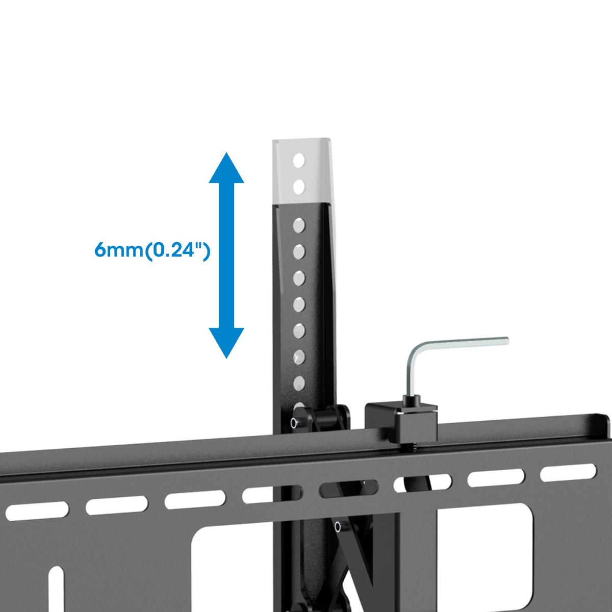 INTELLINET/MANHATTAN Monitor Mount - Wall - 1 Monitor - Tilt - 43 to 90in