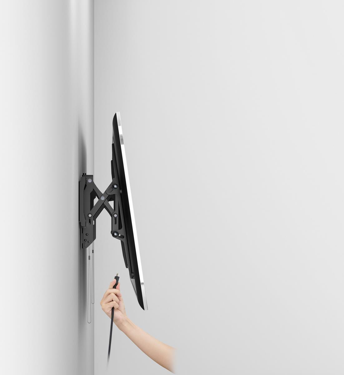 INTELLINET/MANHATTAN Monitor Mount - Wall - 1 Monitor - Tilt - 43 to 90in