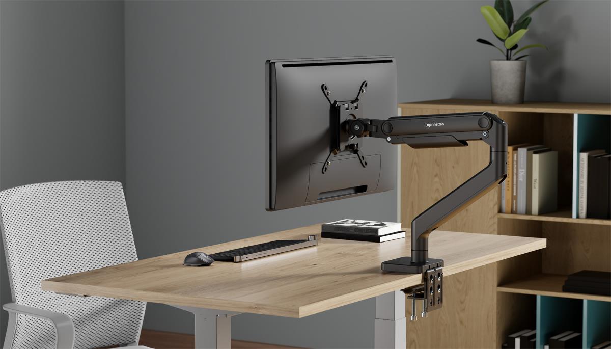 INTELLINET/MANHATTAN Monitor Mount - Desk - 1 Monitor - Full Motion - 17 to 49in