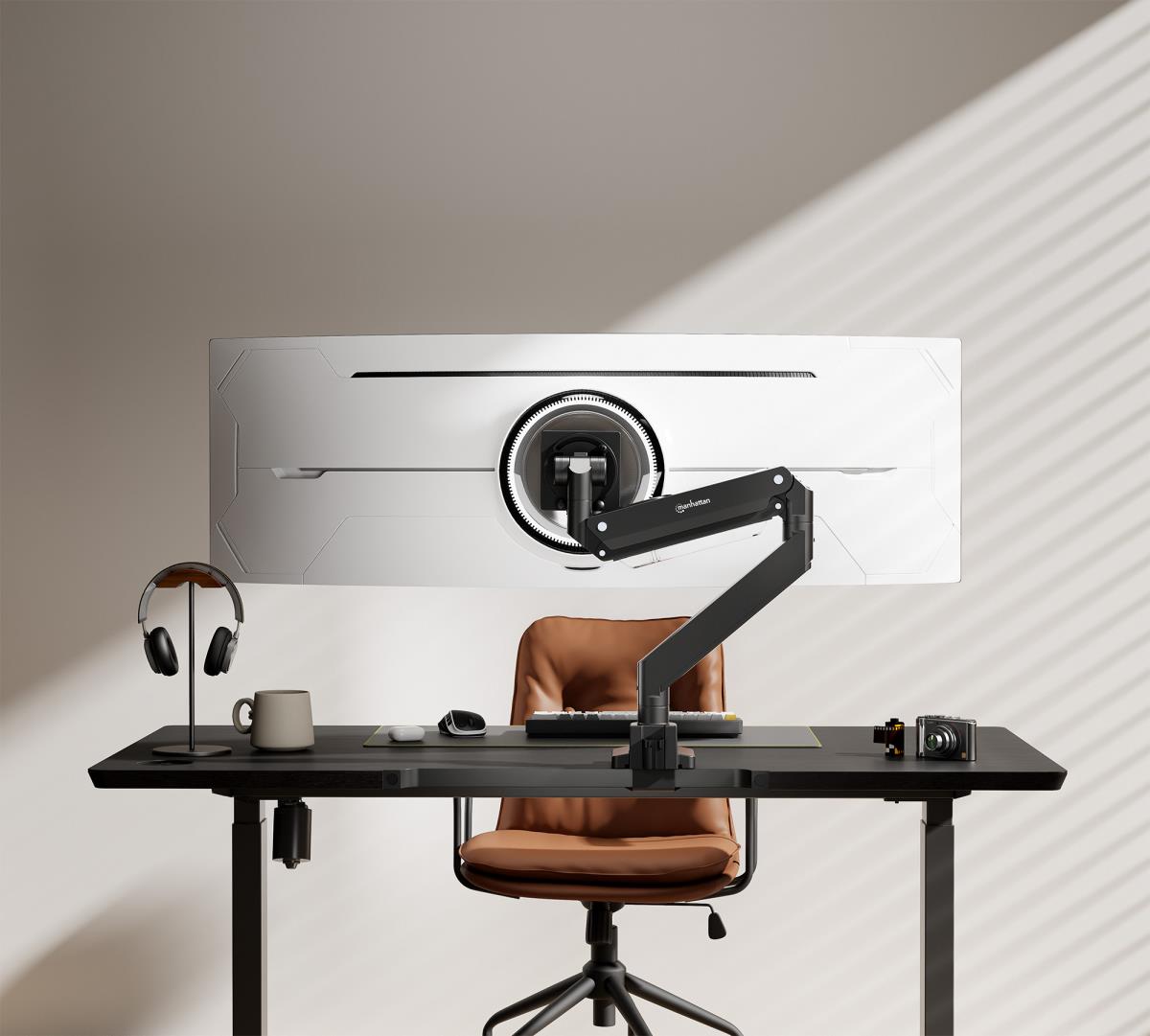 INTELLINET/MANHATTAN Monitor Mount - Desk - 1 Monitor - Full Motion - 17 to 57in