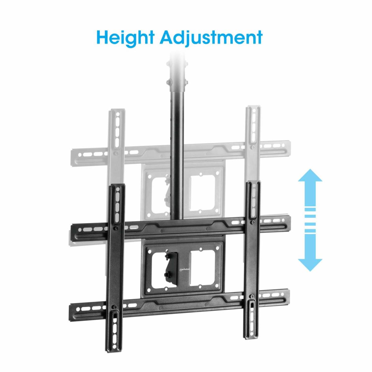 INTELLINET/MANHATTAN Monitor Mount - Ceiling - 1 Monitor - Full Motion - 32 to 80in