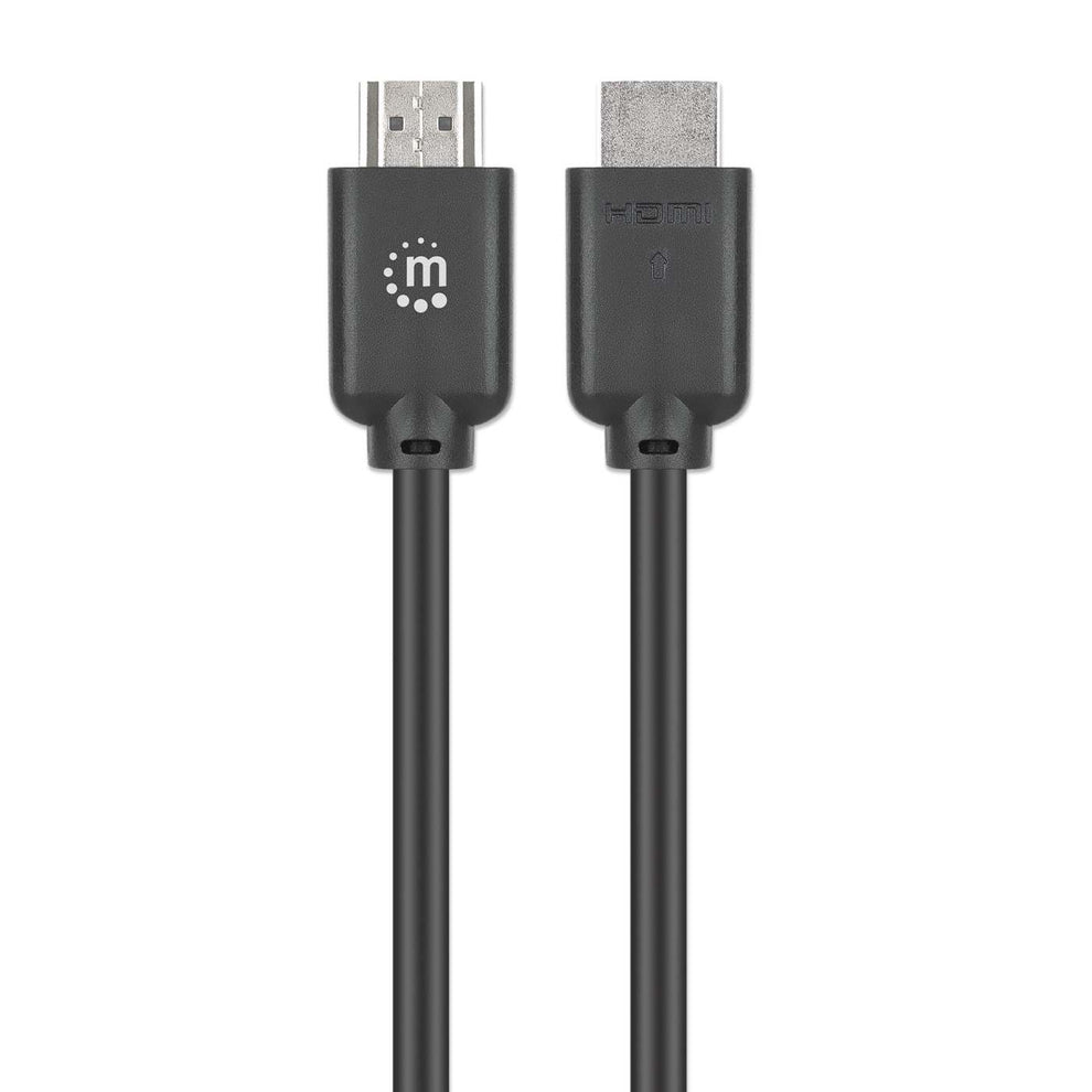 INTELLINET/MANHATTAN HDMI Cable - 4K/60HZ - With Ethernet - Male/Male - 2m - Black