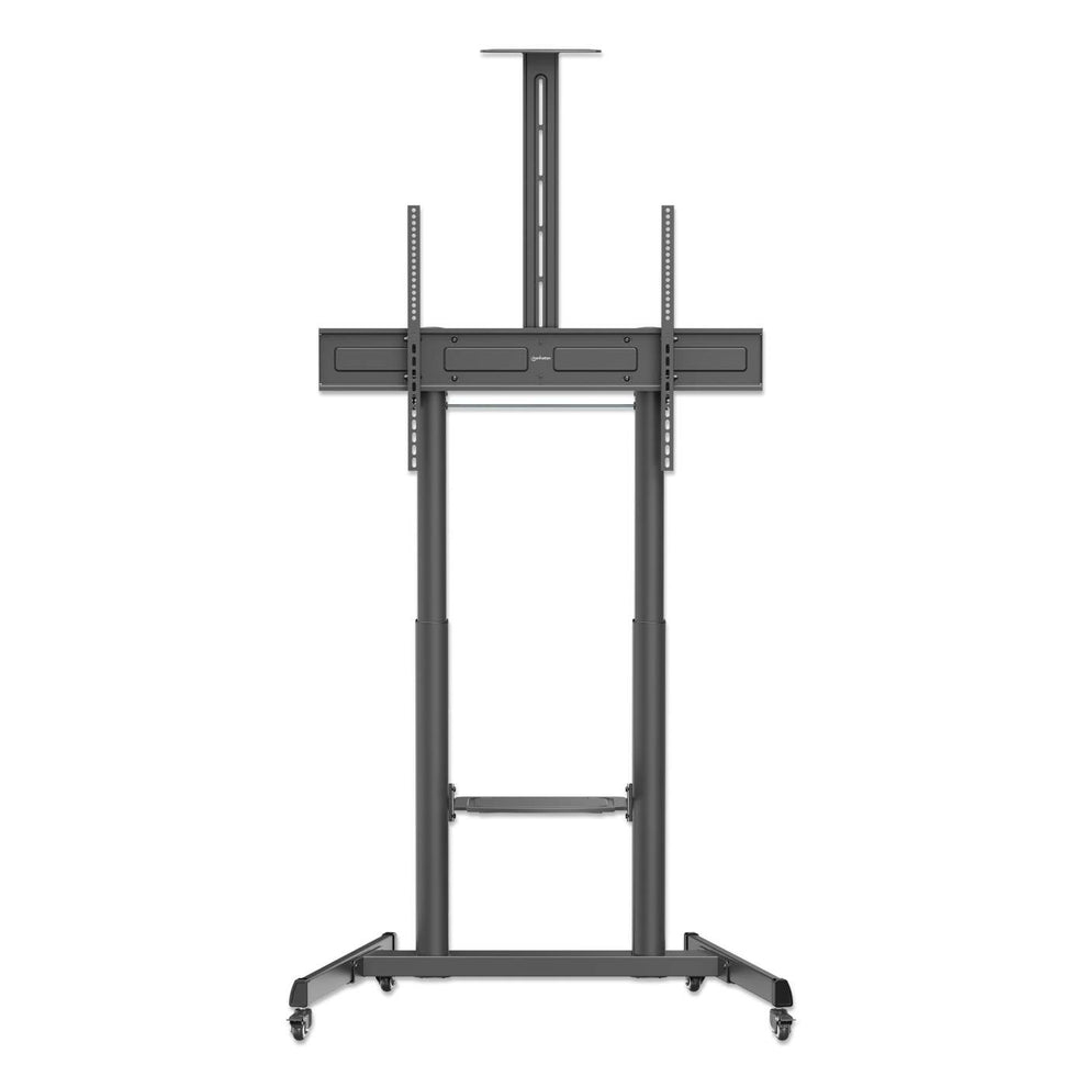 INTELLINET/MANHATTAN TV Cart - 1 TV - Tilt/Height-Adjustable - 60 to 120in - Black