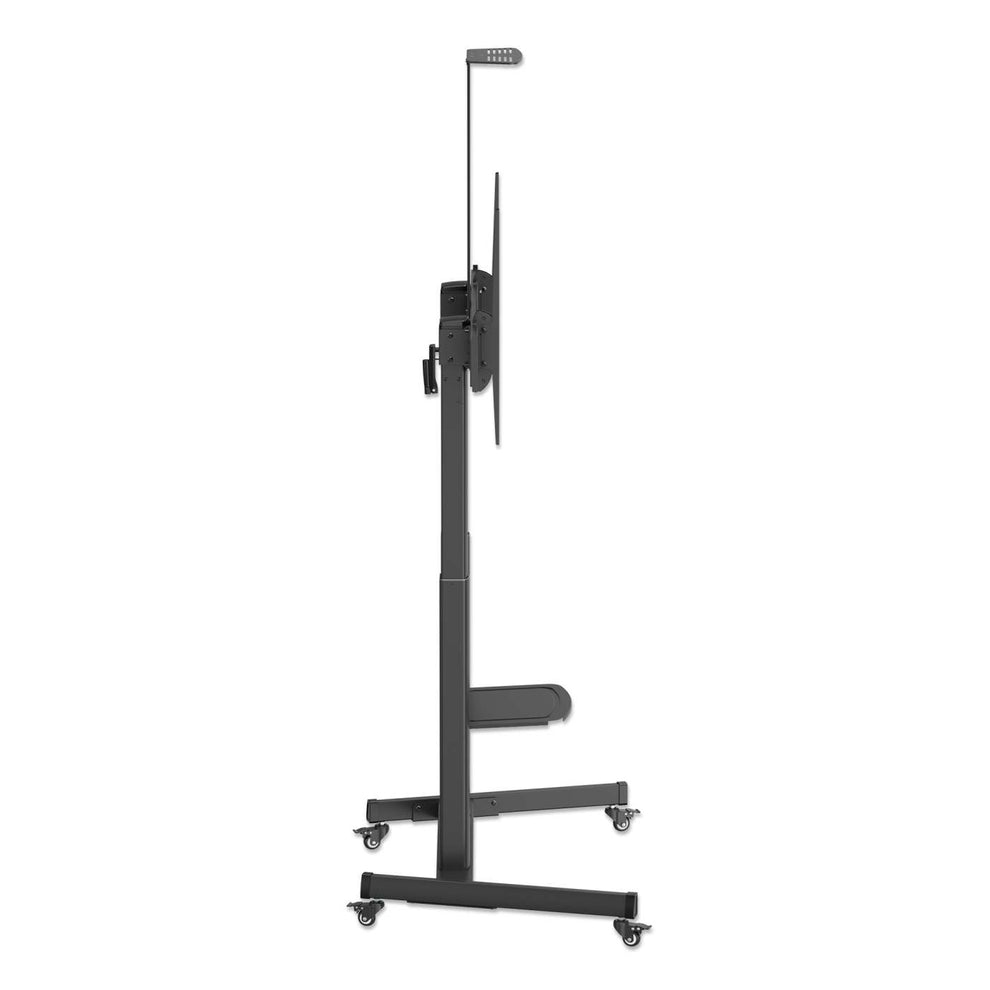 INTELLINET/MANHATTAN TV Cart - 1 TV - Tilt/Height-Adjustable - 60 to 120in - Black