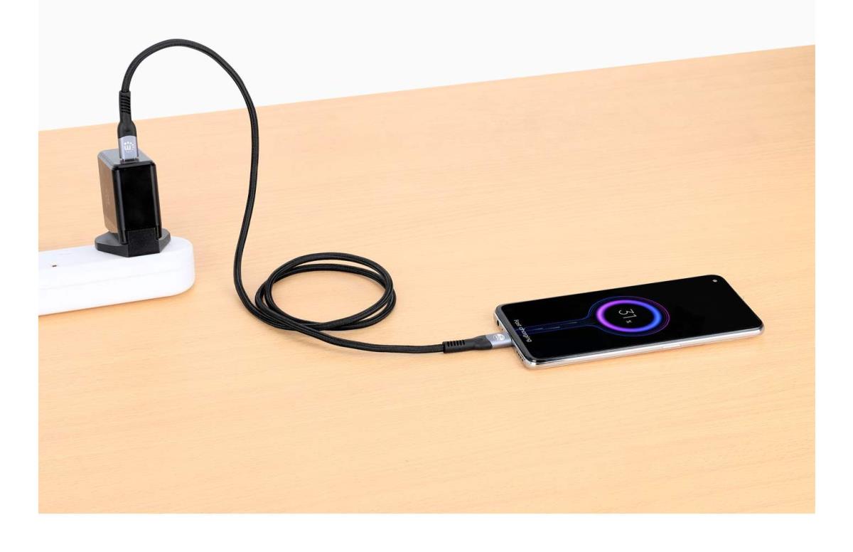 INTELLINET/MANHATTAN USB4 Type-C 40 Gbps 8K Video and 240 W EPR Charging Cable / PD 3.1
