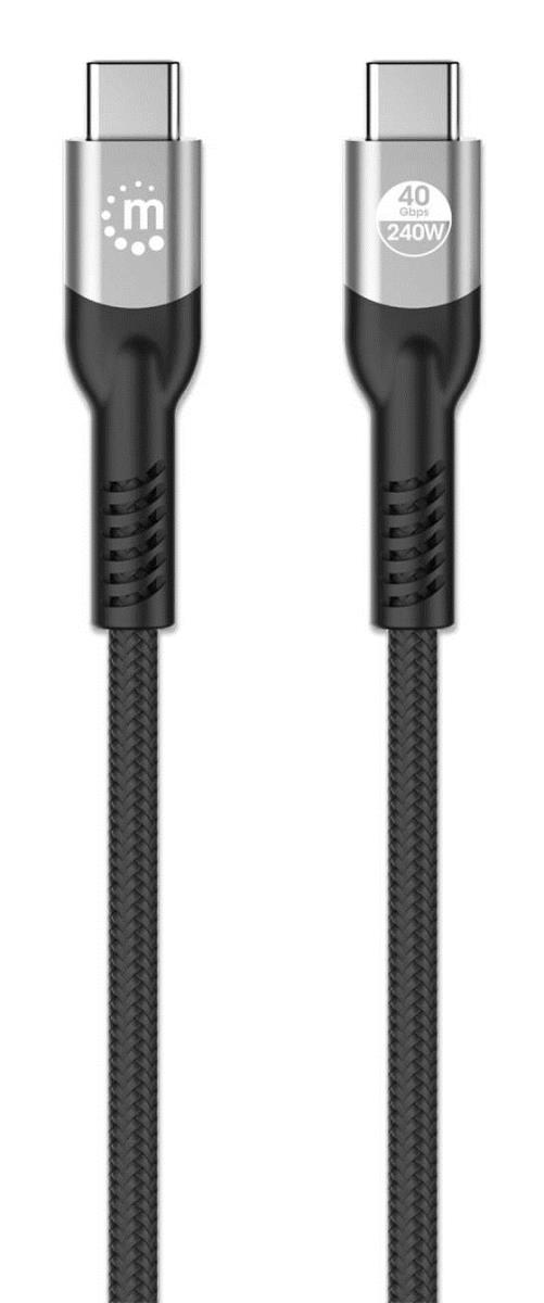 INTELLINET/MANHATTAN USB4 Type-C 40 Gbps 8K Video and 240 W EPR Charging Cable / PD 3.1