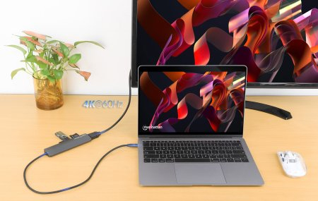 INTELLINET/MANHATTAN USB-C PD 7-in-1 HDMI 4K Docking Station / Multiport Hub