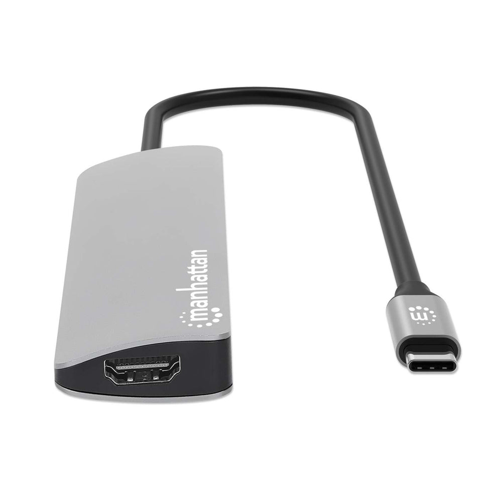 INTELLINET/MANHATTAN USB-C PD 7-in-1 HDMI 4K Docking Station / Multiport Hub