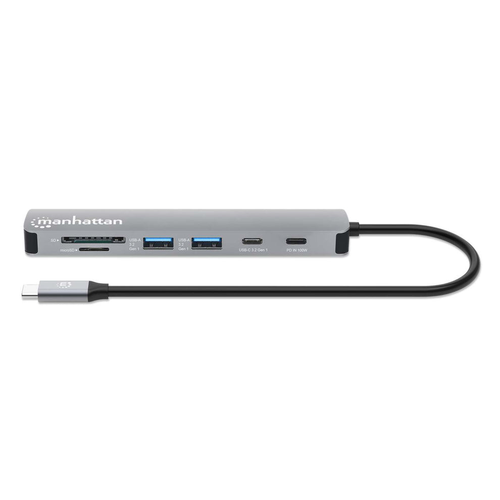 INTELLINET/MANHATTAN USB-C PD 7-in-1 HDMI 4K Docking Station / Multiport Hub