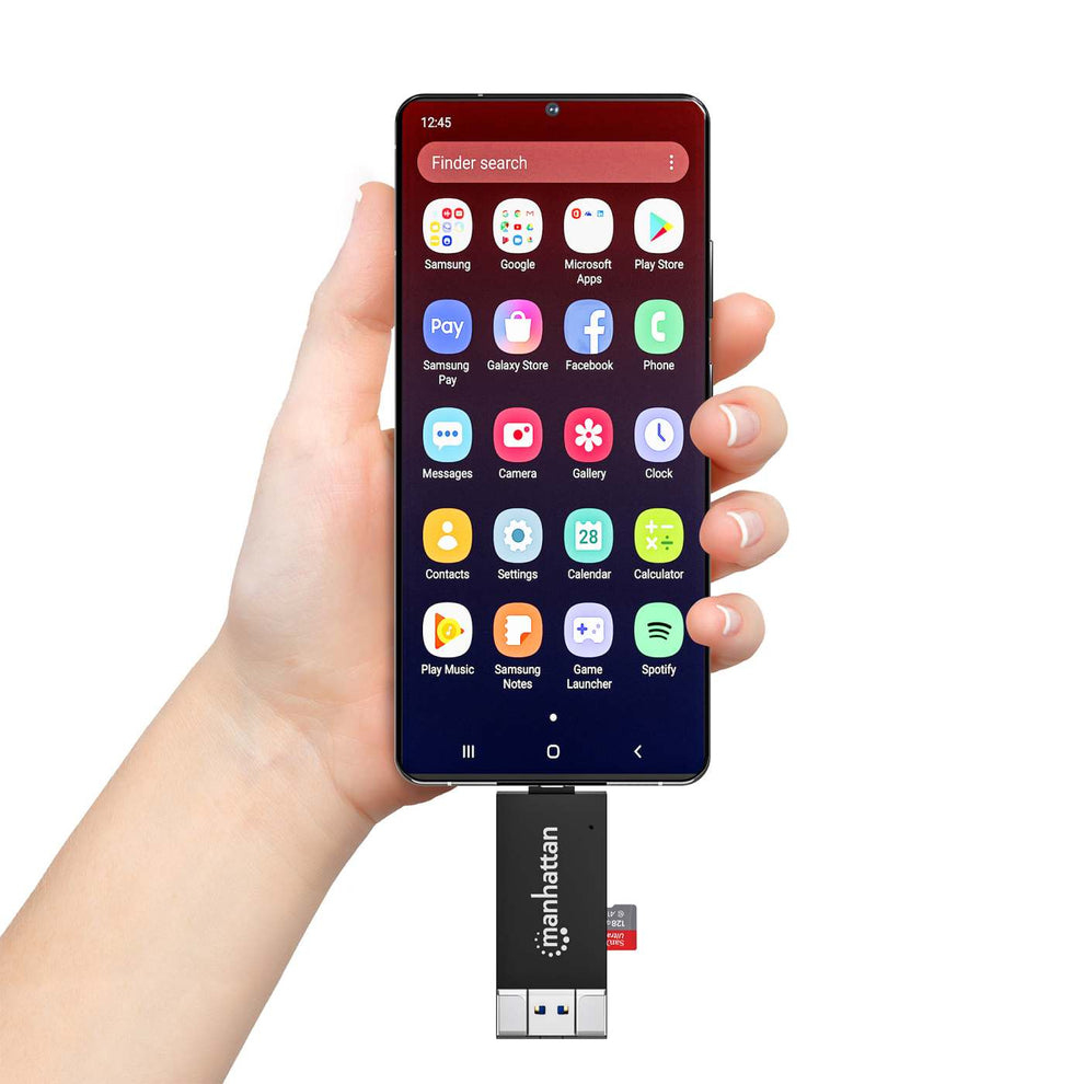 INTELLINET/MANHATTAN USB 3.0 Type-C / Type-A Combo Multi-Card Reader / Writer