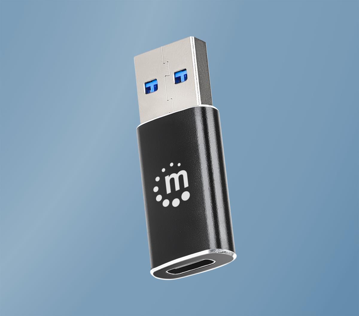INTELLINET/MANHATTAN USB-A to USB-C Adapter