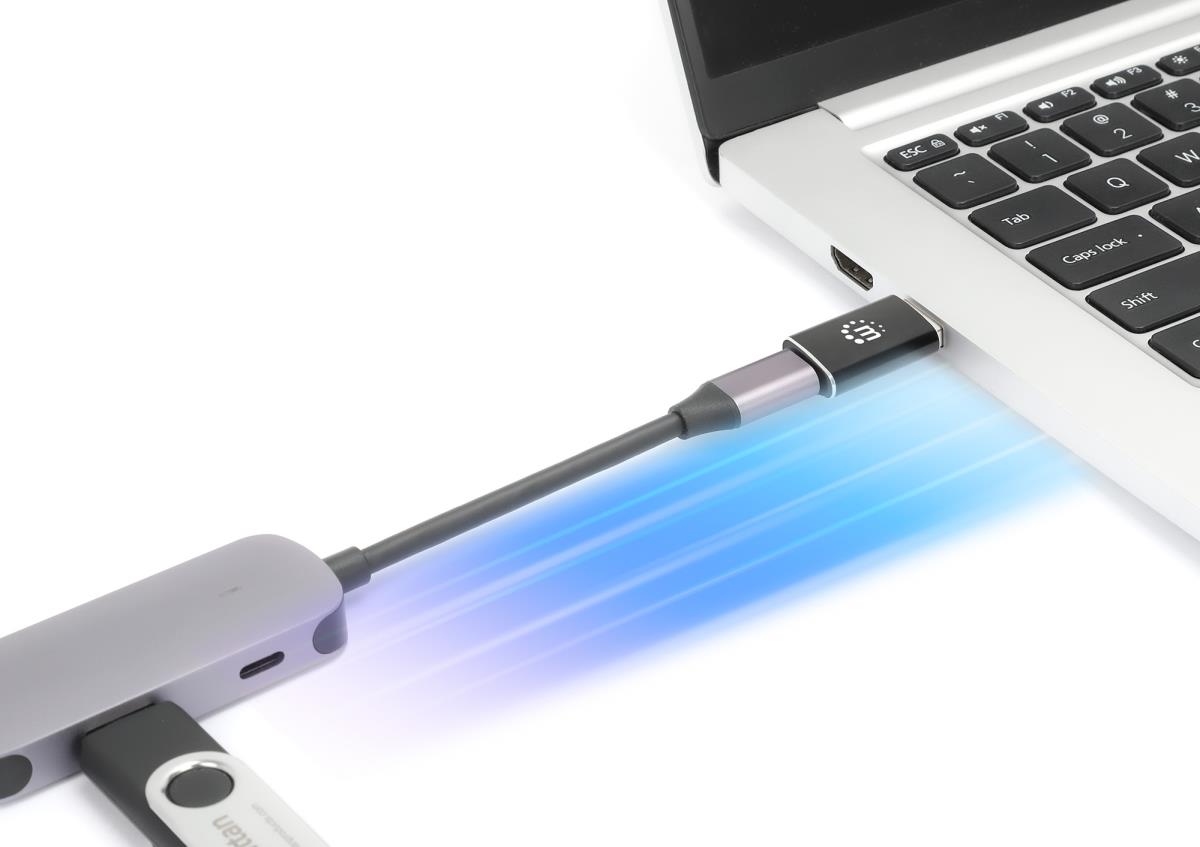 INTELLINET/MANHATTAN USB-A to USB-C Adapter