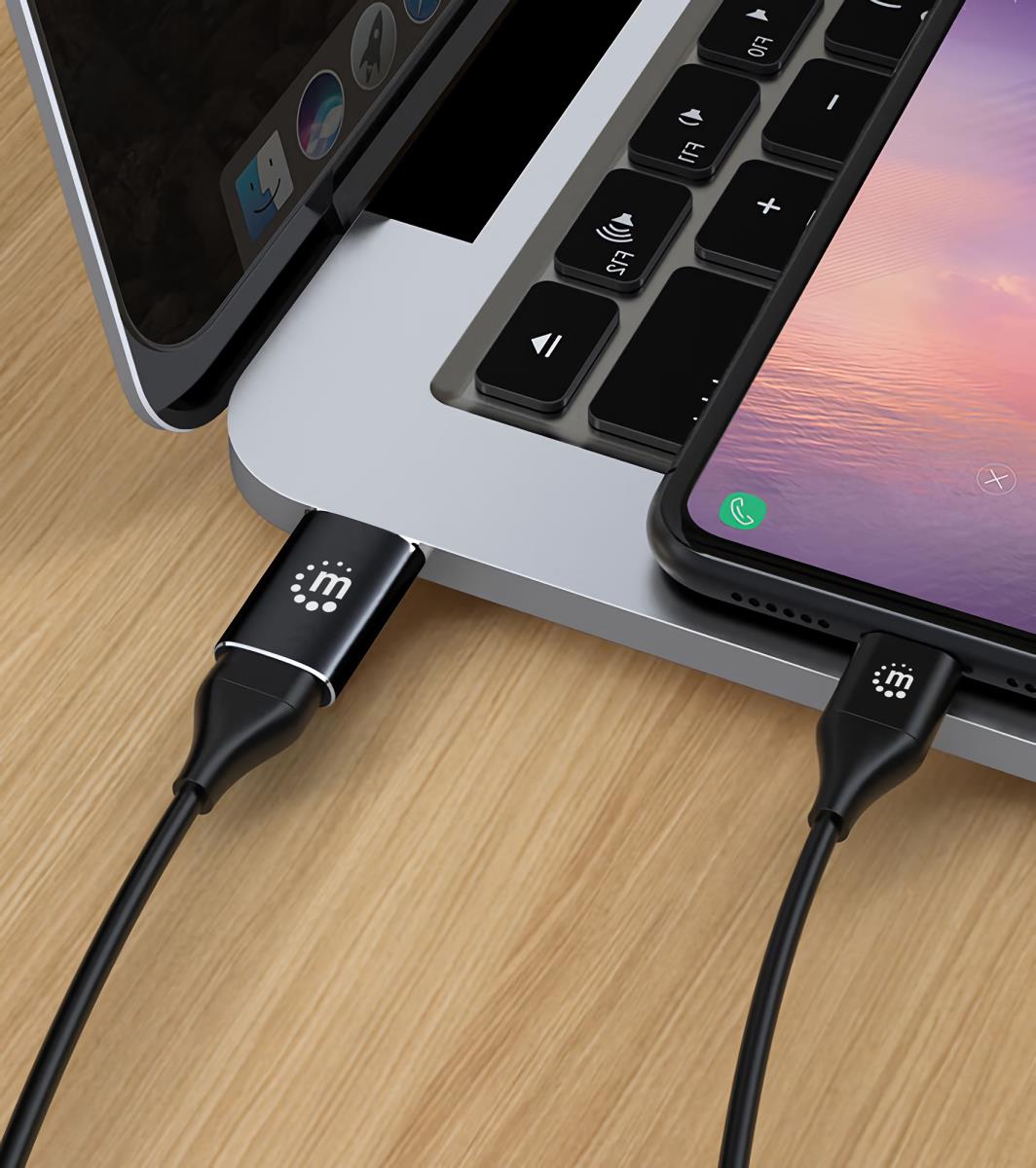 INTELLINET/MANHATTAN USB-A to USB-C Adapter