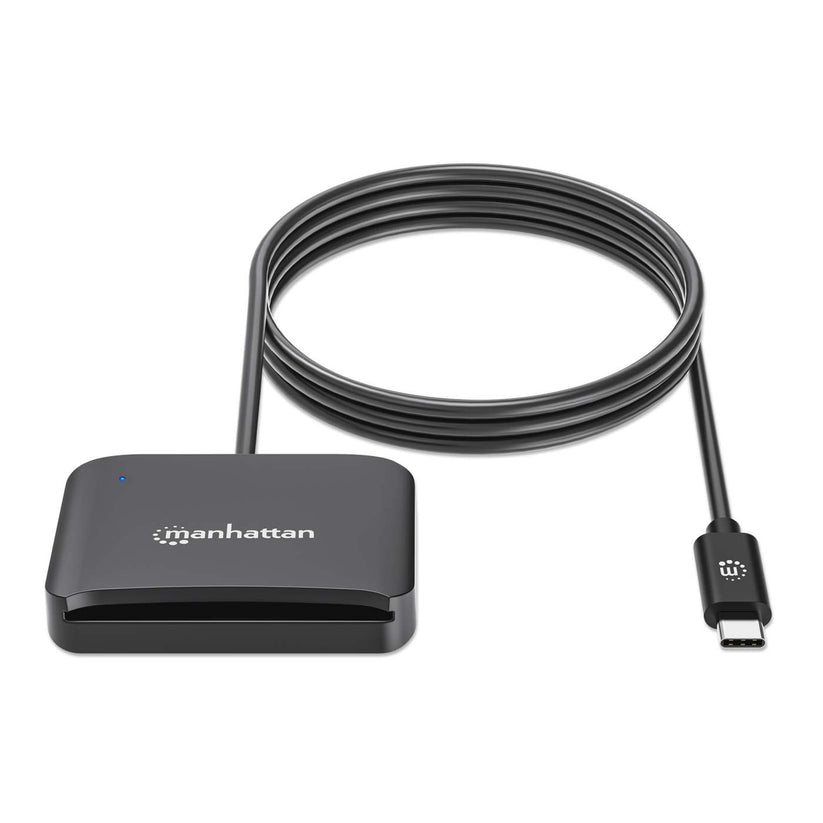 INTELLINET/MANHATTAN USB-C Smart Card Reader with microSD Slot