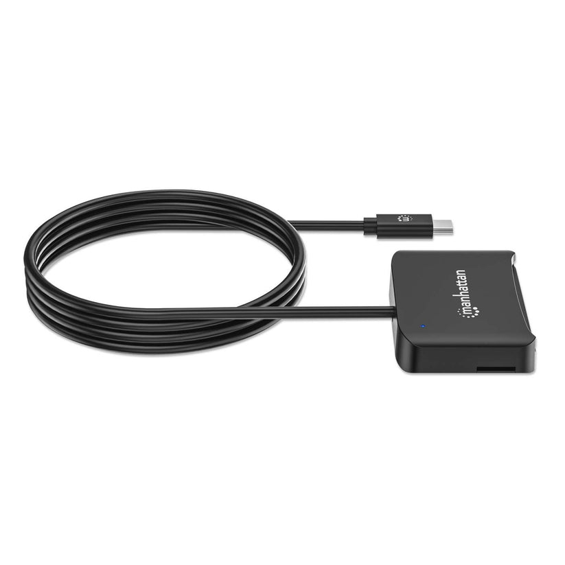 INTELLINET/MANHATTAN USB-C Smart Card Reader with microSD Slot
