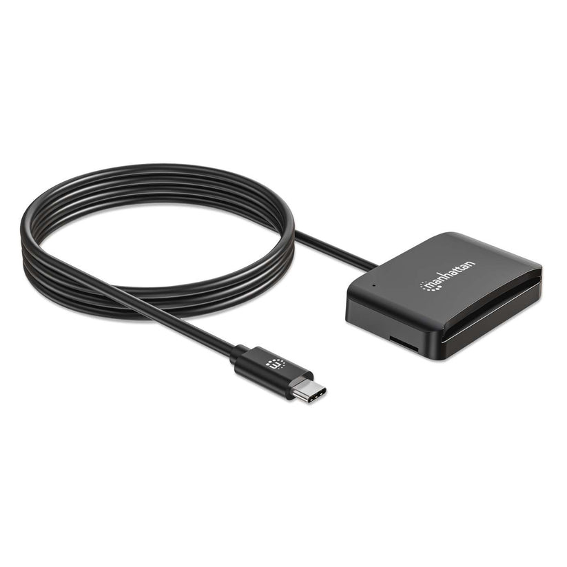 INTELLINET/MANHATTAN USB-C Smart Card Reader with microSD Slot