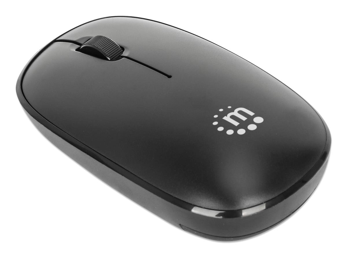 INTELLINET/MANHATTAN Wireless Mouse - MW3050 - Optical - USB - Black