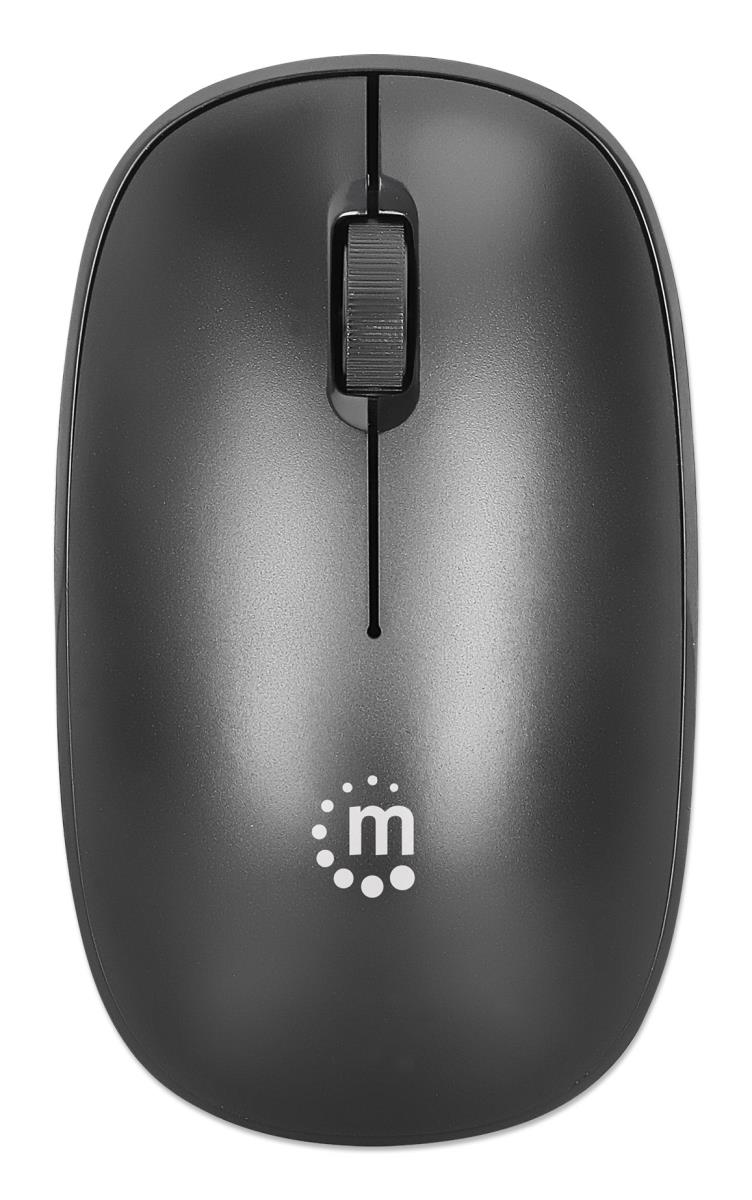 INTELLINET/MANHATTAN Wireless Mouse - MW3050 - Optical - USB - Black