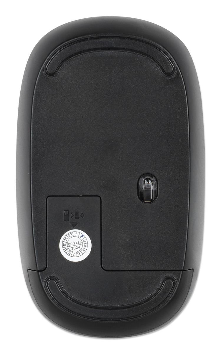 INTELLINET/MANHATTAN Wireless Mouse - MW3050 - Optical - USB - Black