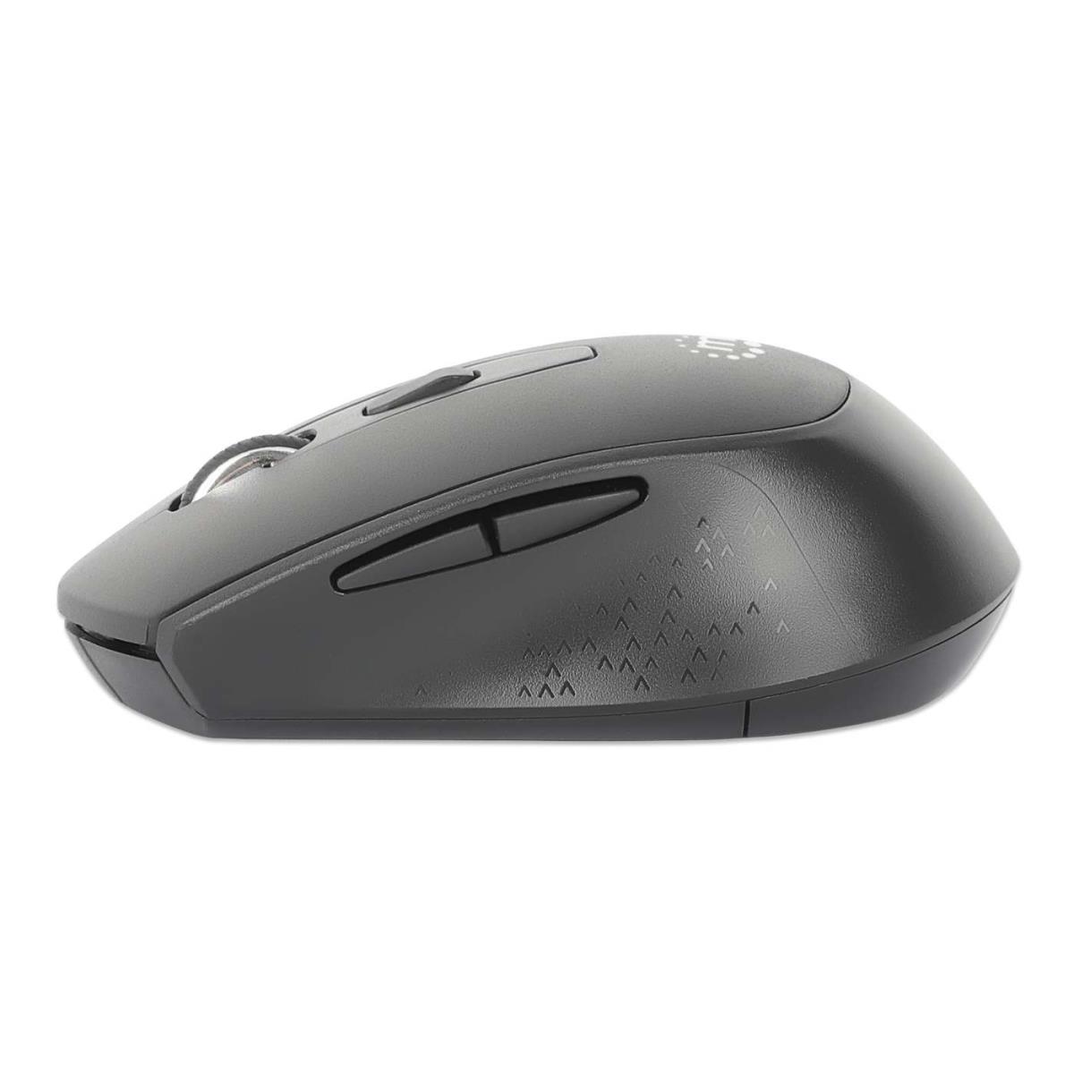 INTELLINET/MANHATTAN Wireless Mouse - MW6200 - Optical - USB - Black