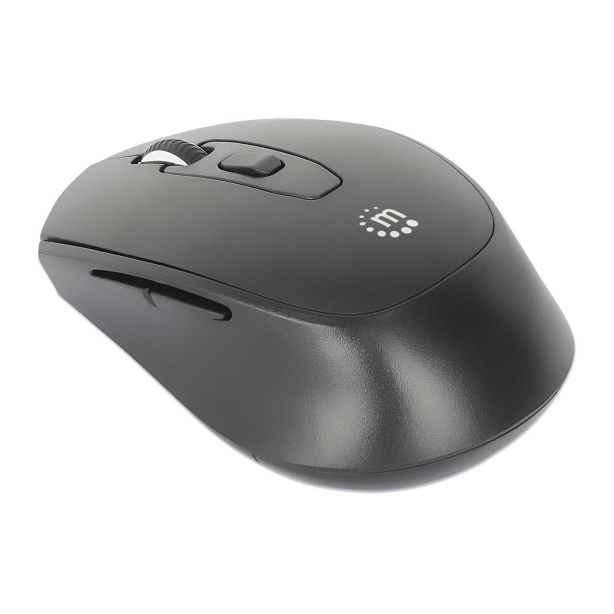 INTELLINET/MANHATTAN Wireless Mouse - MW6200 - Optical - USB - Black