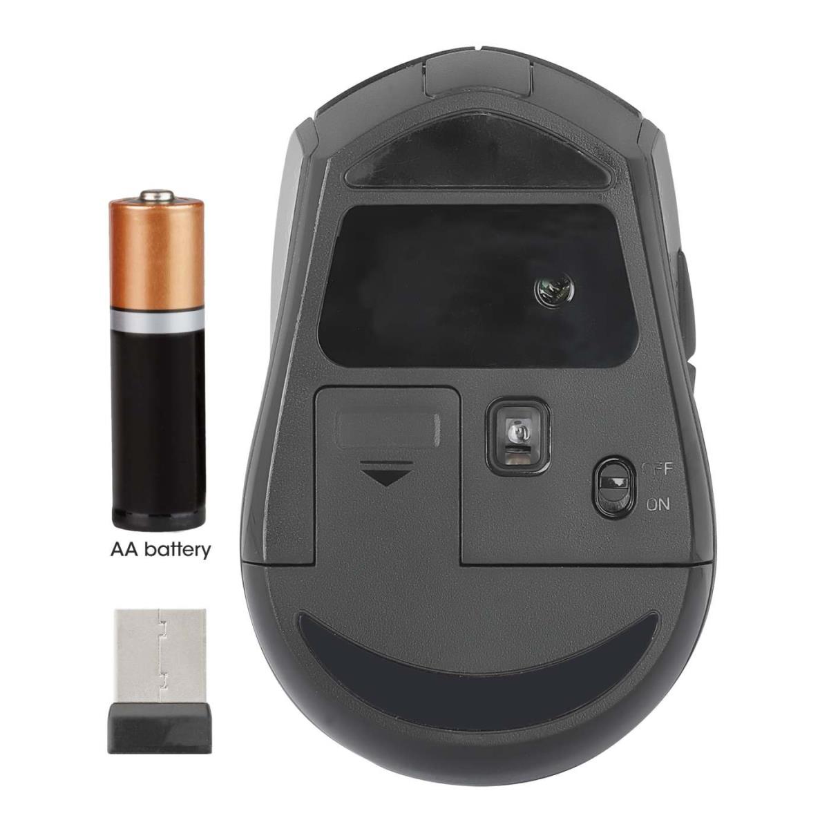INTELLINET/MANHATTAN Wireless Mouse - MW6200 - Optical - USB - Black
