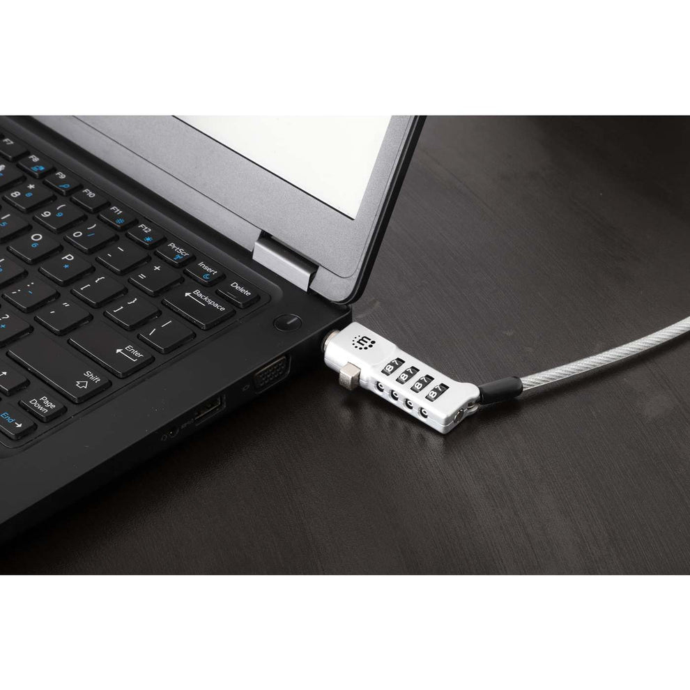 INTELLINET/MANHATTAN Universal Laptop Combination Lock For Noble Wedge Nano and K-Slot