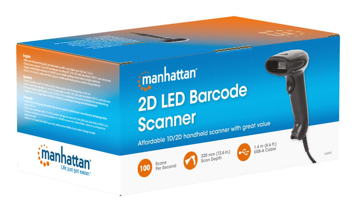 INTELLINET/MANHATTAN 2D LED Barcode Scanner