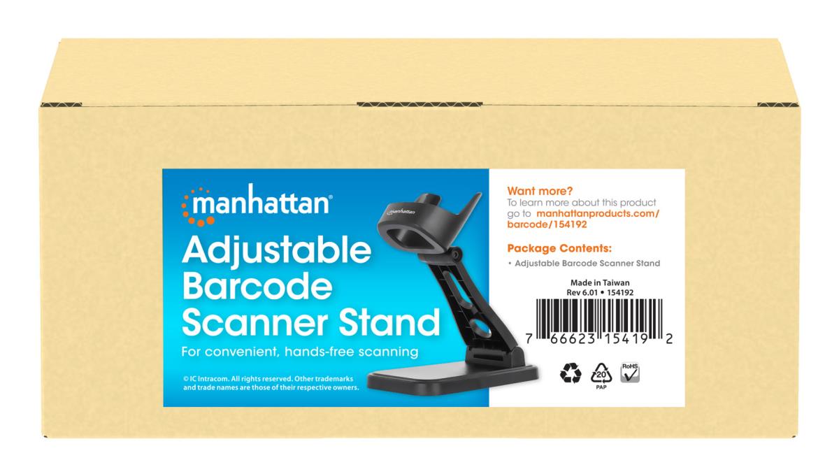 INTELLINET/MANHATTAN Adjustable Barcode Scanner Stand