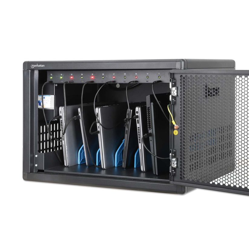 INTELLINET/MANHATTAN Desktop Charging Cabinet - 12-Port USB-C - 780W