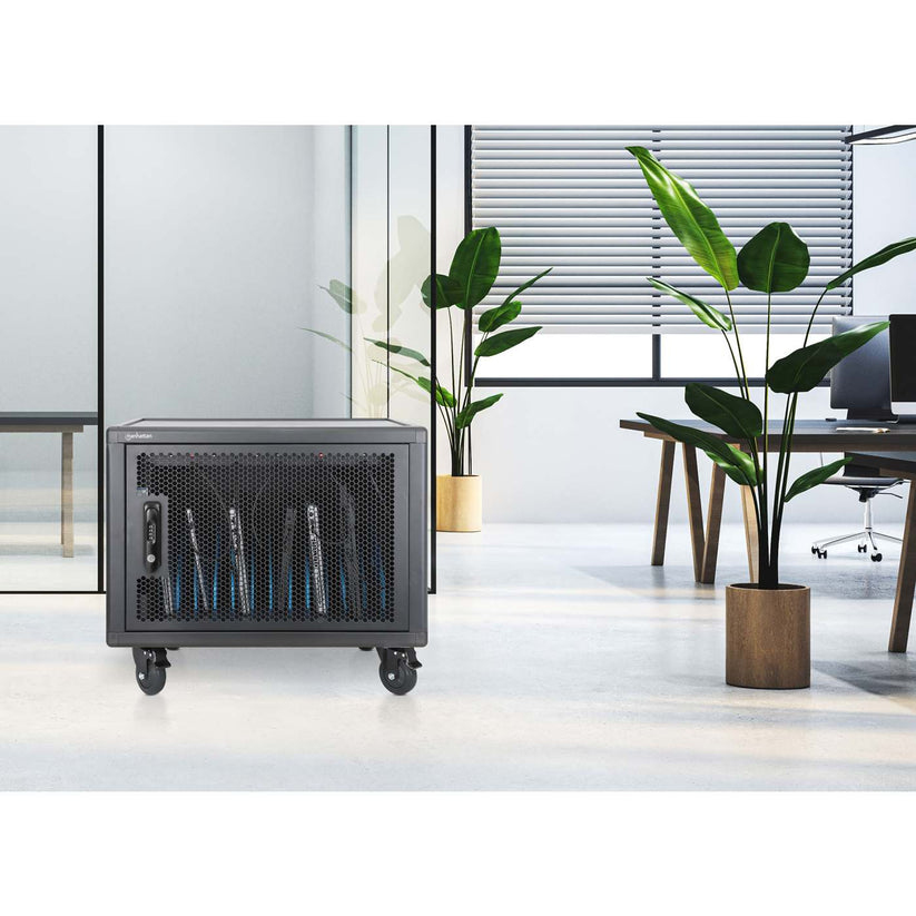 INTELLINET/MANHATTAN Desktop Charging Cabinet - 12-Port USB-C - 780W