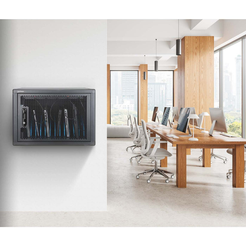 INTELLINET/MANHATTAN Desktop Charging Cabinet - 12-Port USB-C - 780W