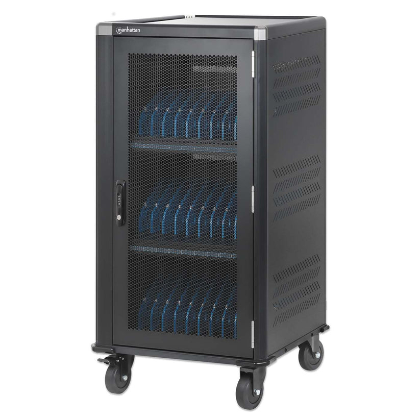 INTELLINET/MANHATTAN Charging Cart - 30-Port USB-C - 1920W