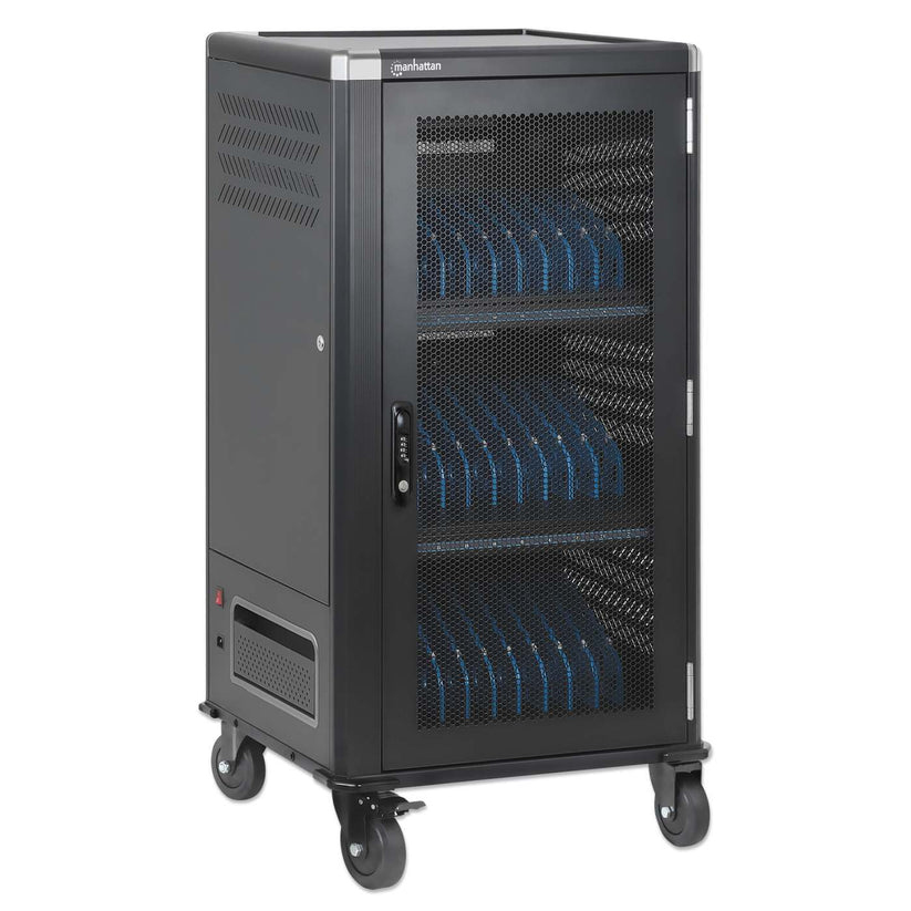 INTELLINET/MANHATTAN Charging Cart - 30-Port USB-C - 1920W