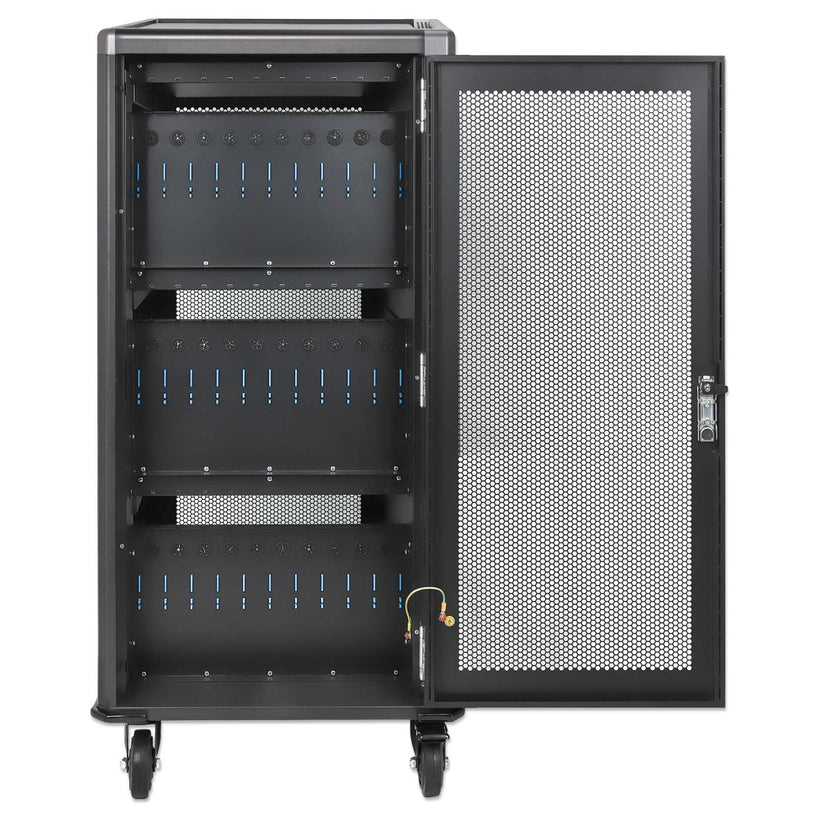 INTELLINET/MANHATTAN Charging Cart - 30-Port USB-C - 1920W