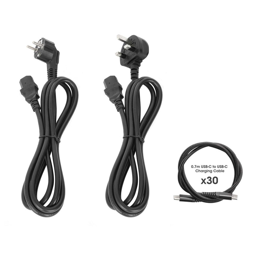 INTELLINET/MANHATTAN Charging Cart - 30-Port USB-C - 1920W