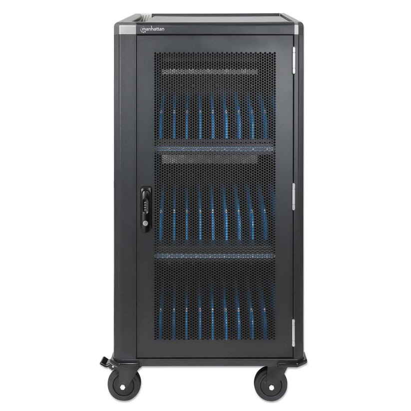 INTELLINET/MANHATTAN Charging Cart - 30-Port USB-C - 1920W