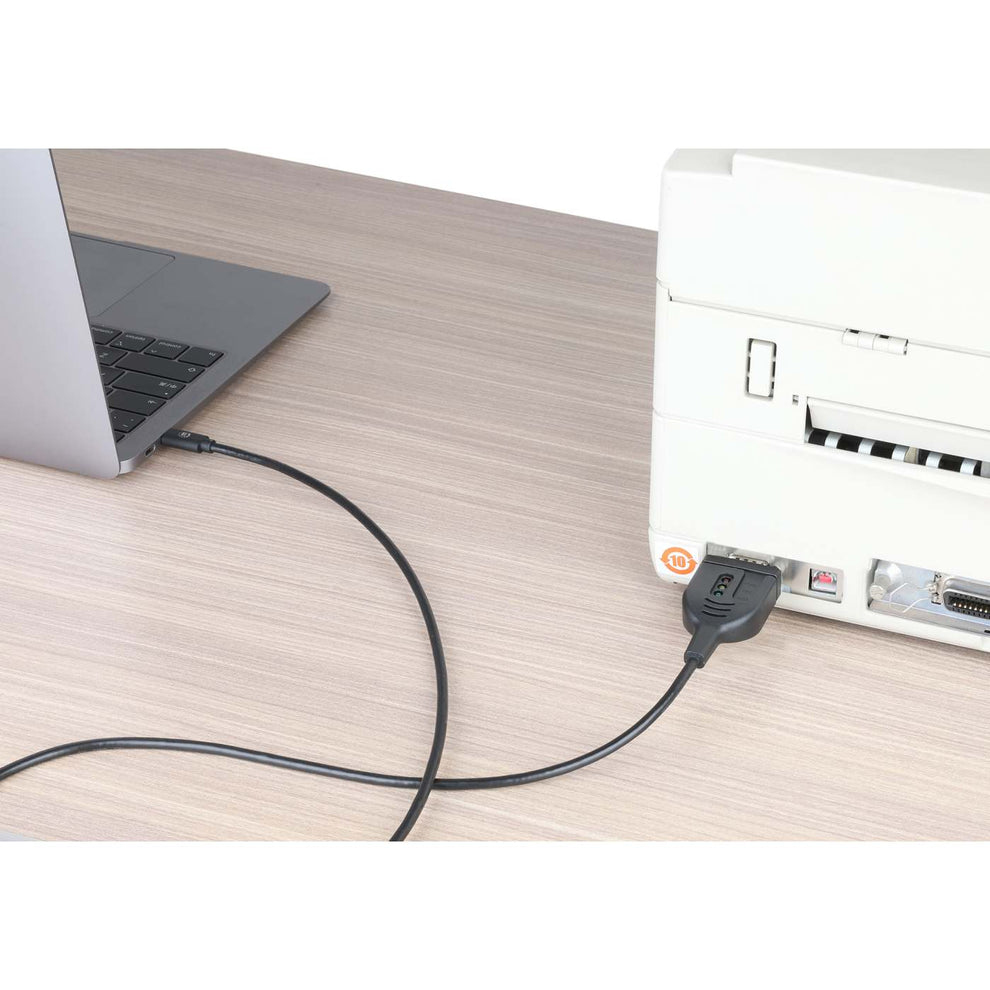 INTELLINET/MANHATTAN USB-C to Serial DB9/RS232 Adapter Cable - 1m