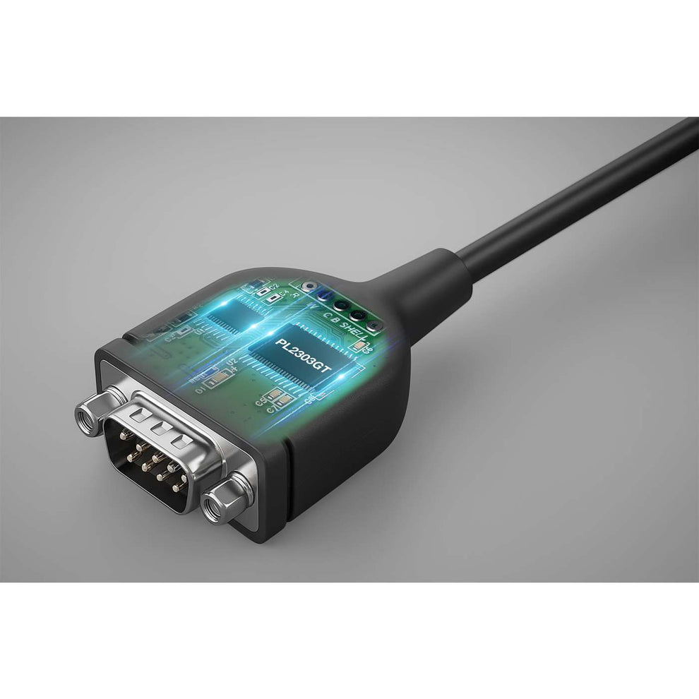 INTELLINET/MANHATTAN USB-C to Serial DB9/RS232 Adapter Cable - 1m