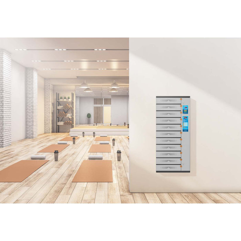 INTELLINET/MANHATTAN Charging Kiosk - 11-Compartment - USB-C - 500 W