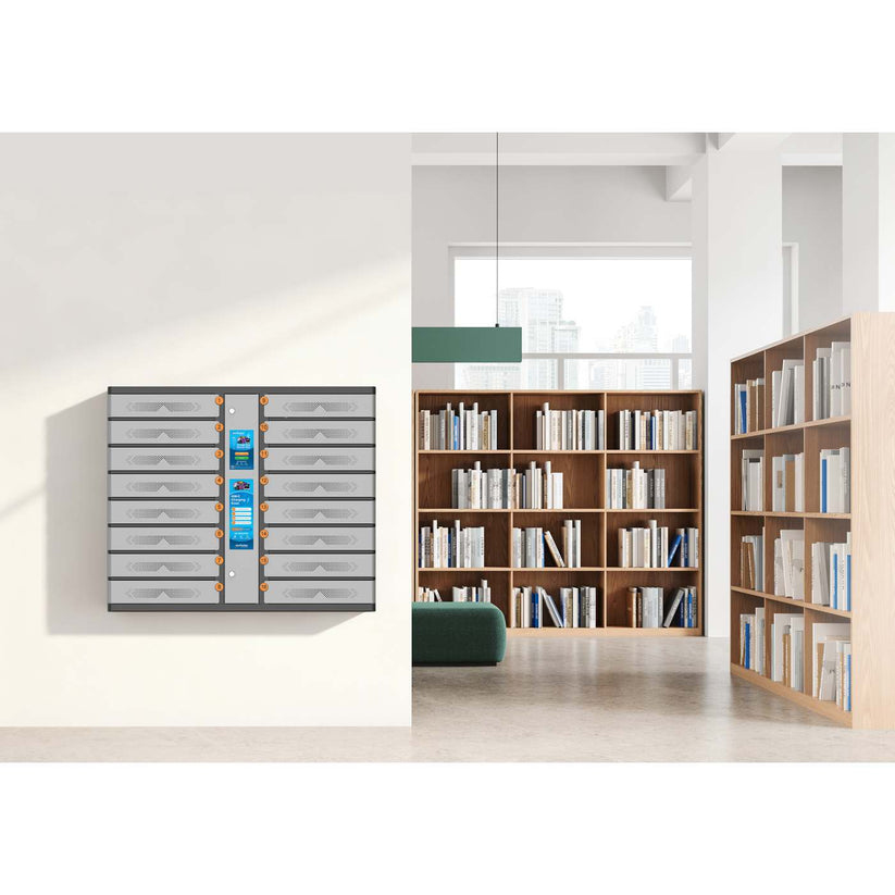 INTELLINET/MANHATTAN Charging Kiosk - 16-Compartment - USB-C - 850 W