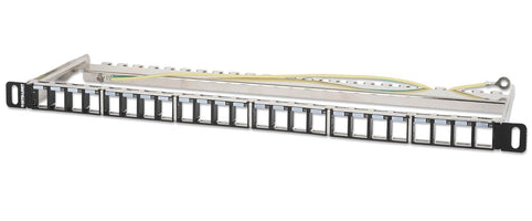 INTELLINET/MANHATTAN Patch Panel - Blank - 24 Port - Shielded - 0.5U