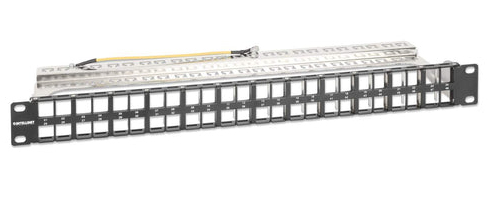 INTELLINET/MANHATTAN Patch Panel - Blank - 48 Port - Shielded - 1U