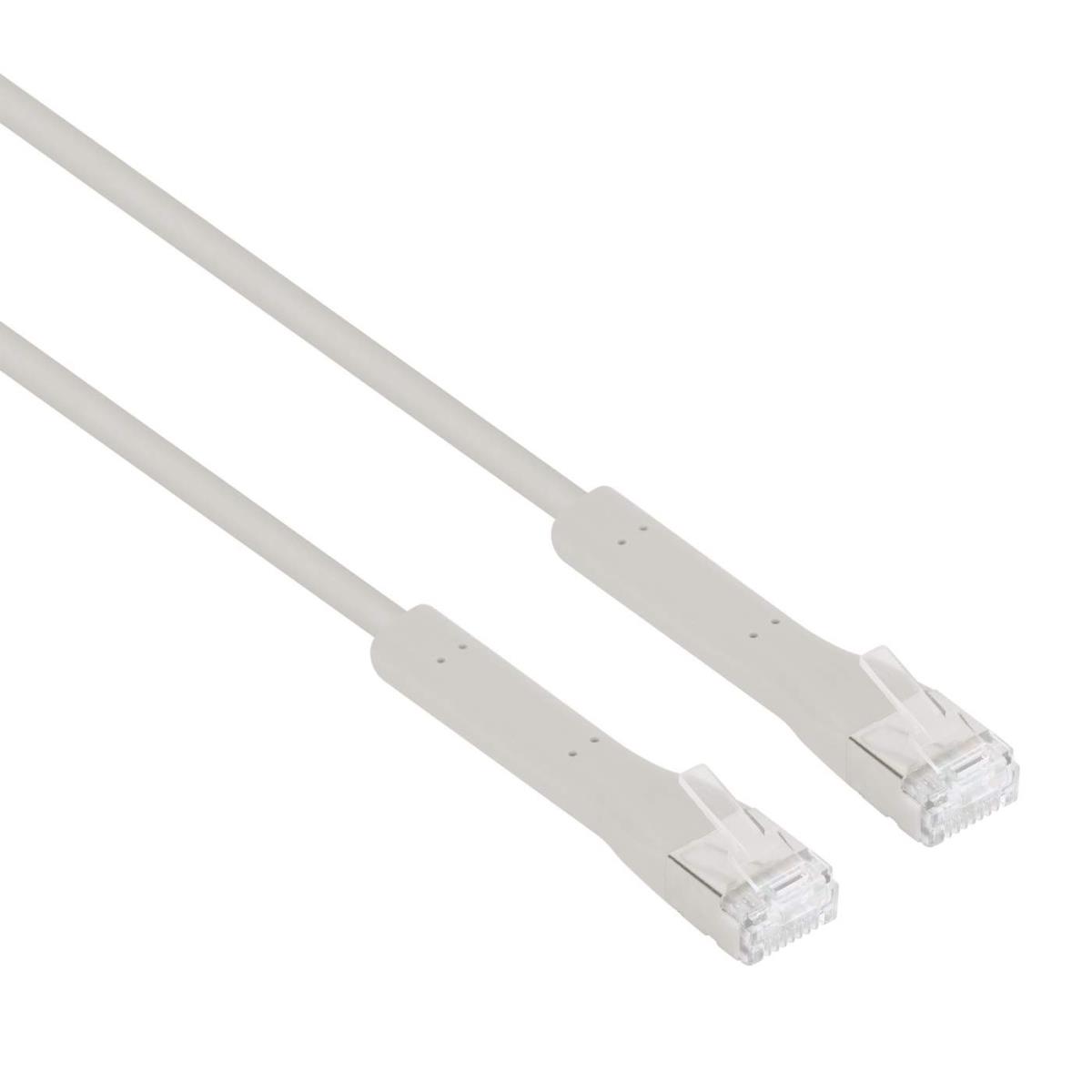 INTELLINET/MANHATTAN FlexiBoot Slim Network Patch Cable - CAT6a - F/FTP - 30cm - Gray