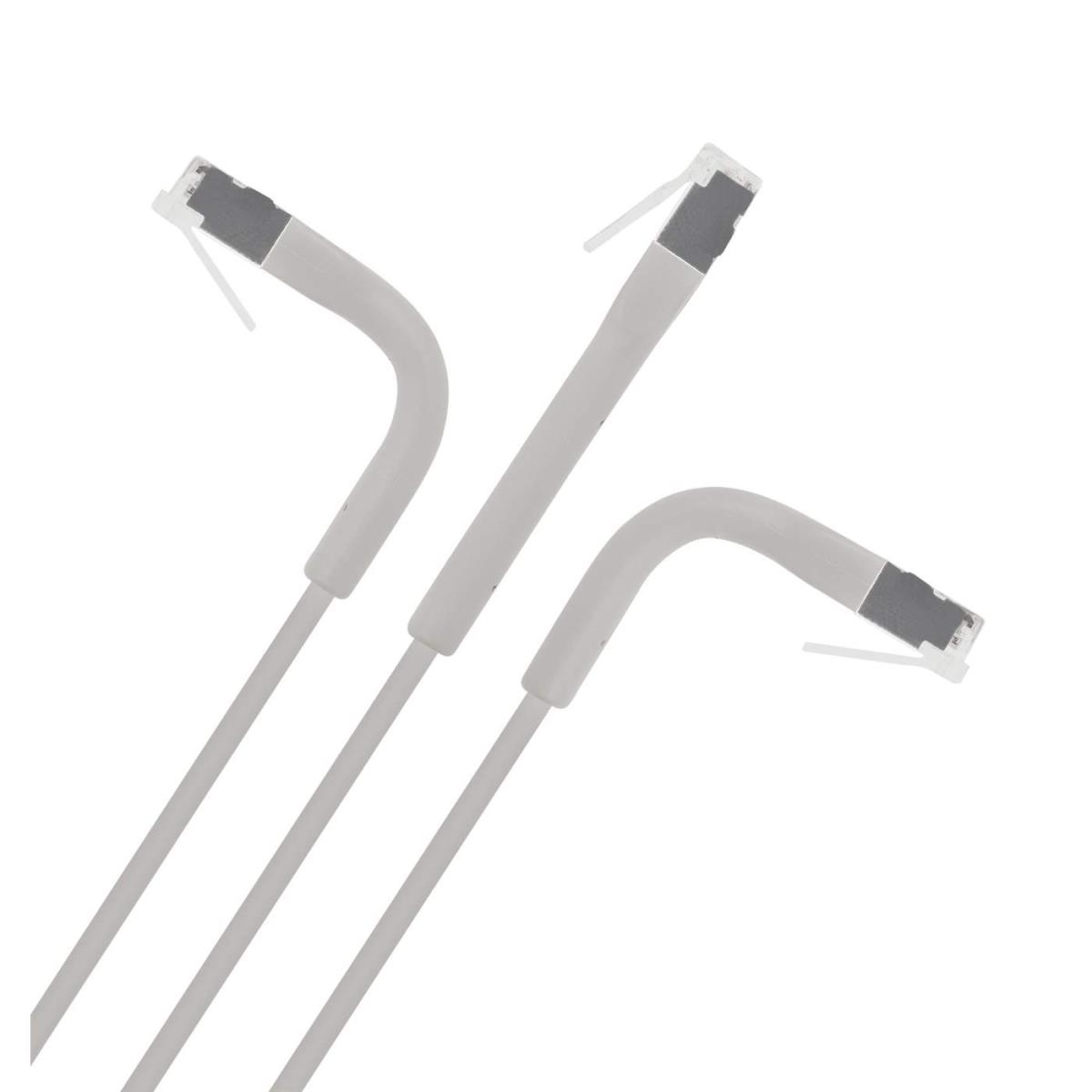 INTELLINET/MANHATTAN FlexiBoot Slim Network Patch Cable - CAT6a - F/FTP - 30cm - Gray