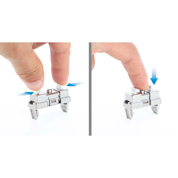 INTELLINET/MANHATTAN Tool-Free Rack Mount Clip 1U - 12-Pack